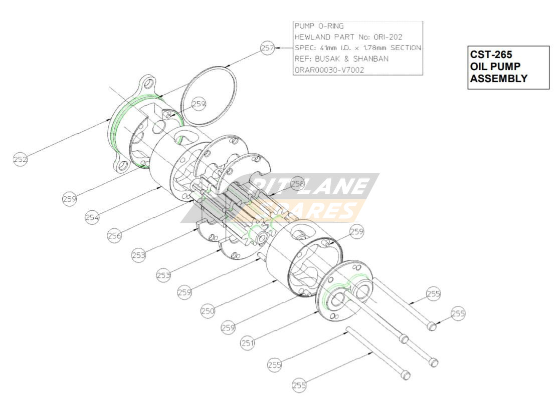 OIL PUMP ASSY Diagram